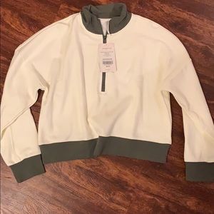 Fabletics catarina mock-neck half-zip pullover